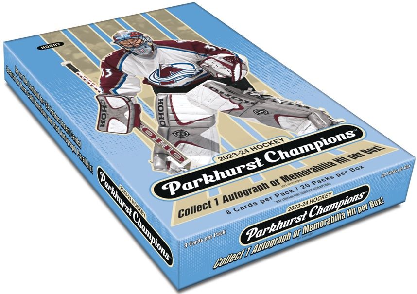 UD 2023-24 Parkhurst Champions Hockey Hobby, Format D'emballage: Boite (20 Paquets)