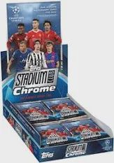 TOPPS UEFA STADIUM CLUB CHROME SOCCER 2022, Format D'emballage: Boite (18 Paquets)