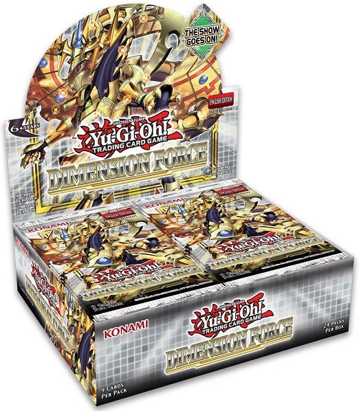 YGO DIMENSION FORCE BOOSTER, Format D'emballage: Boite (24 Paquets)