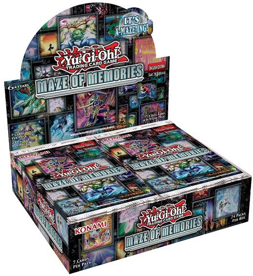 YGO MAZE OF MEMORIES BOOSTER, Format D'emballage: Boite (24 Paquets)