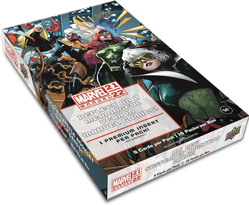 MARVEL ANNUAL TRADING CARDS 2022, Format D'emballage: Boite (16 Paquets)