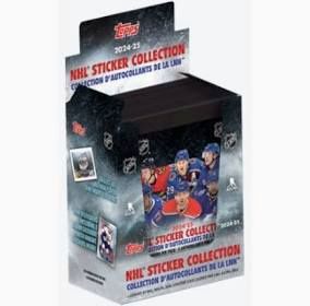 TOPPS NHL STICKER PACKS 24/25, Format D'emballage: BOITE (50 PAQUETS)