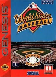 SEGA GENESIS - WORLD SERIES BASEBALL, Fini: LOOSE