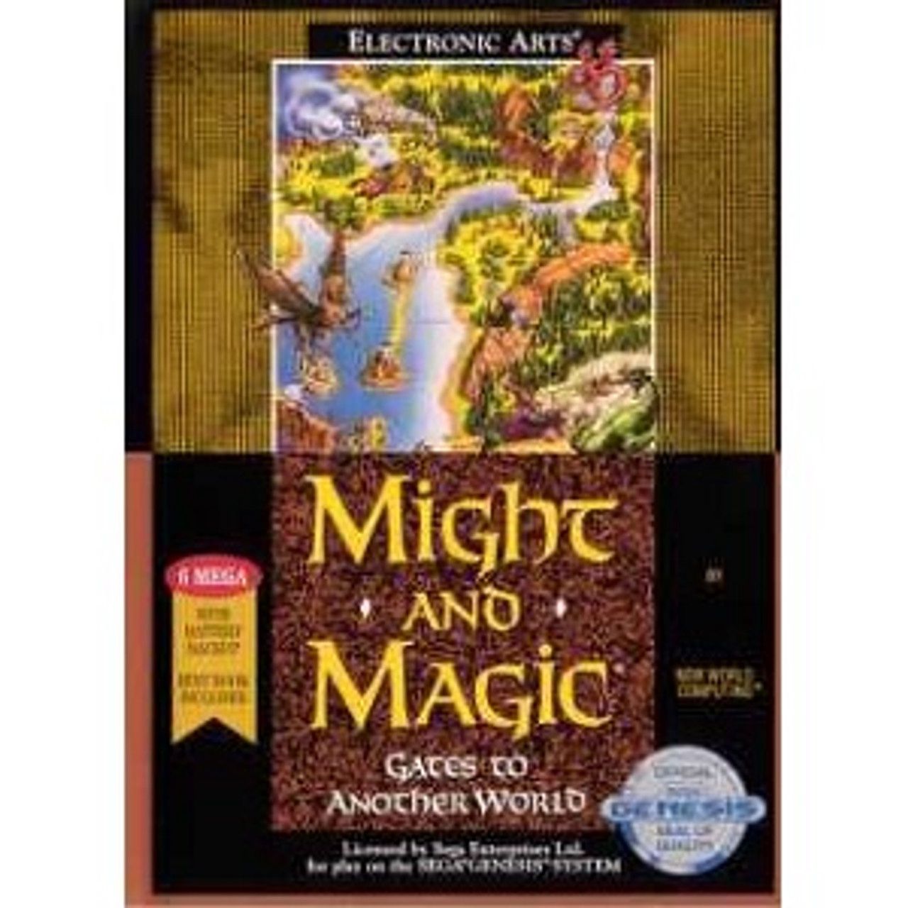 SEGA GENESIS - MIGHT AND MAGIC GATES TO ANOTHER WORLD, Fini: LOOSE