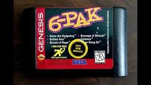 SEGA GENESIS - GENESIS 6-PAK, Fini: JEU SEULEMENT