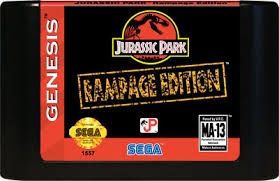SEGA GENESIS - JURASSIC PARK RAMPAGE EDITION, Fini: JEU SEULEMENT