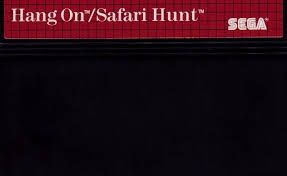 SEGA MASTER SYSTEM - HANG ON &amp; SAFARI HUNT, Fini: Jeu seulement