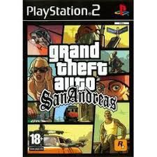PS2 - GRAND THEFT AUTO SAN ANDREAS, Fini: JEU, MANUEL ET BOITE