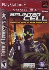 PS2 - TOM CLANCY'S SPLINTER CELL PANDORA TOMORROW [GREATEST HITS], Fini: JEU, MANUEL ET BOITE