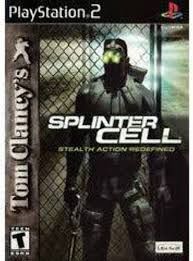 PS2 - TOM CLANCY'S SPLINTER CELL STEALTH ACTION REDEFINED, Fini: JEU, MANUEL ET BOITE