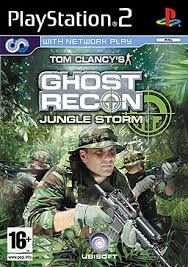 PS2 - TOM CLANCY'S GHOST RECON JUNGLE STORM, Fini: JEU, MANUEL ET BOITE