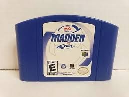 N64 - EA SPORTS MADDEN 2001, Fini: JEU SEULEMENT