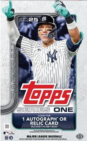 TOPPS BASEBALL SERIES 1 2025, Format D'emballage: Boite (20 paquets)