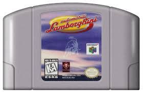 N64 - AUTOMOBILI LAMBORGHINI, Fini: JEU SEULEMENT (AVEC USURE)