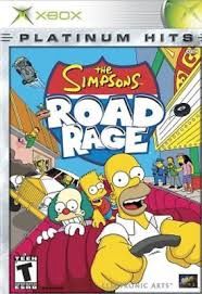 XBOX - The Simpsons: Road rage, Fini: JEU ET BOITE (PLATINUM HITS)