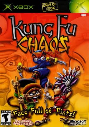 XBOX - KUNG FU CHAOS, Fini: JEU ET BOITE