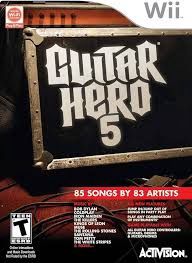 WII - GUITAR HERO 5, Fini: CIB