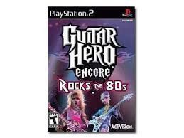 PS2 - GUITAR HERO ENCORE ROCKS THE 80S, Fini: JEU, MANUEL ET BOITE