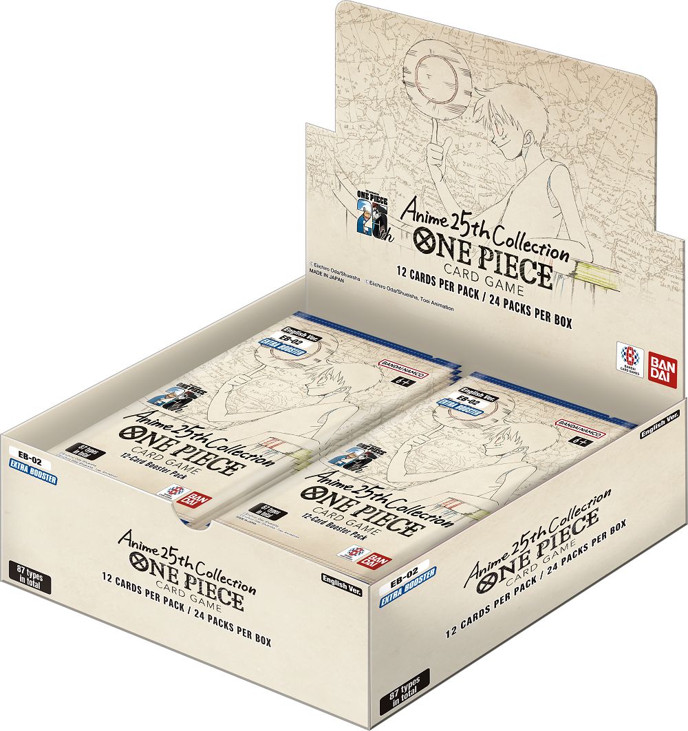 One piece - Anime 25th collection Extra booster EB-02, Format D'emballage: Boite (24 Paquets)