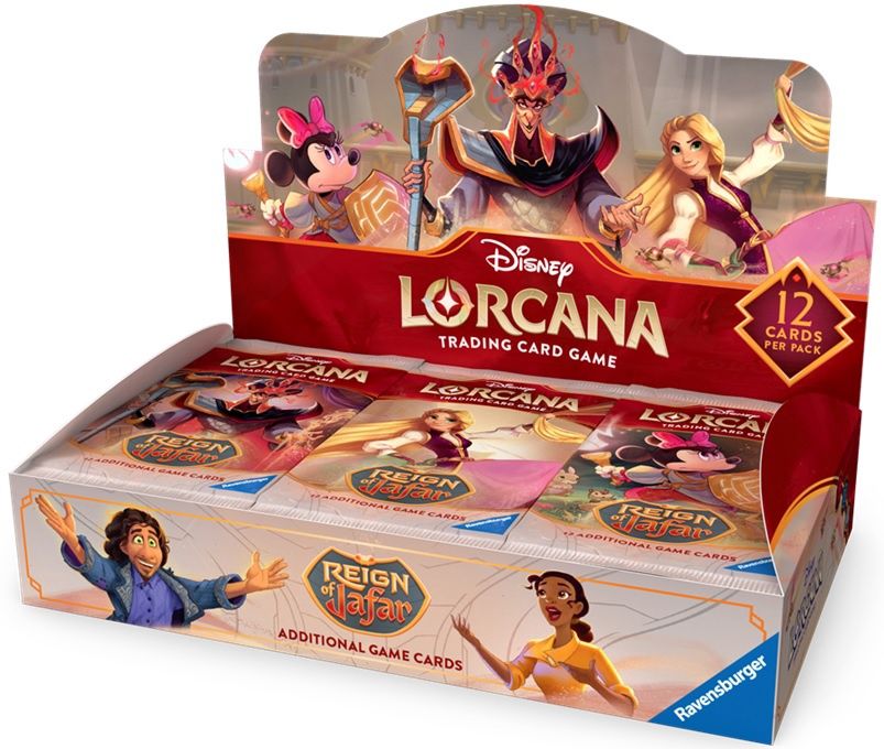 Disney Lorcana: Reign of Jafar Booster box, Format D'emballage: Boite (24 Paquets)