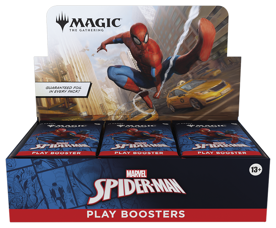 MTG MARVEL'S SPIDER-MAN PLAY BOOSTER, Format D'emballage: Boite (30 Paquets)