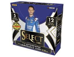 Nascar Panini Select 2025, Format D'emballage: Boite (12 Paquets)