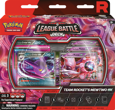 POKEMON LEAGUE BATTLE DECK TEAM ROCKETS MEWTWO EX