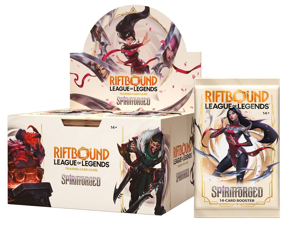 RIFTBOUND LEAGUE OF LEGENDS TCG SPIRITFORGED BOOSTER, Format D'emballage: Boite (24 Paquets)