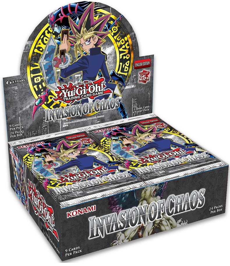 Yu-Gi-Oh! 25th anniversary Invasion of chaos, Format D'emballage: Boite (24 Paquets)