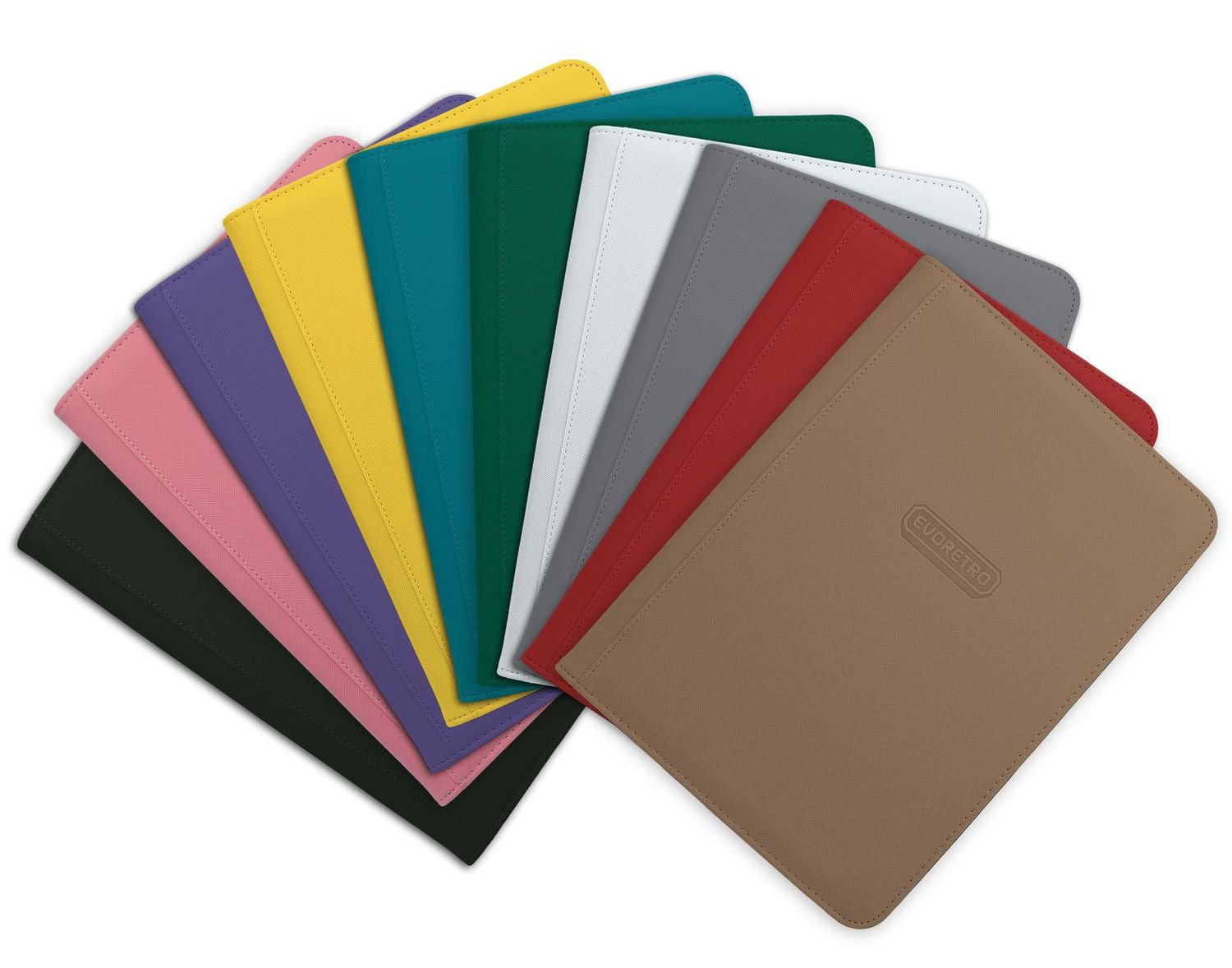 Evoretro 9-pocket card binder, Couleur: Noir