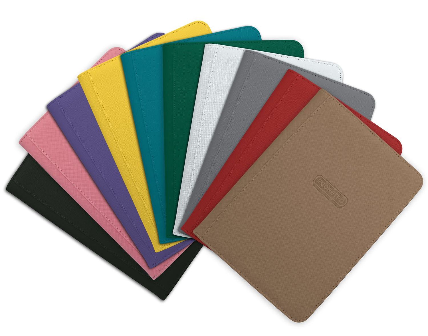 Evoretro 9-pocket card binder, Couleur: Noir