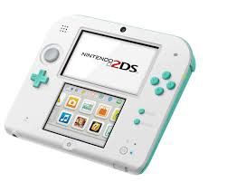 CONSOLE - NINTENDO 2DS (WHITE + GREEN), Format D'emballage: Loose