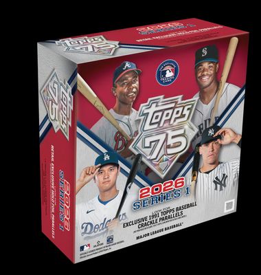 Topps baseball 2026 Series 1 Mega box