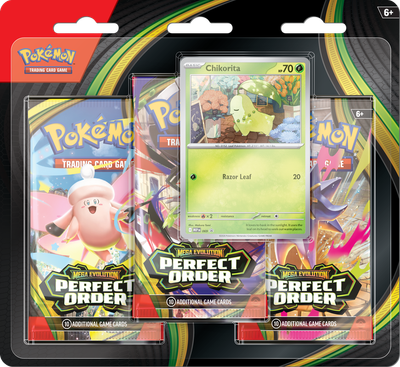Mega evolution: Perfect order 3 pack blister