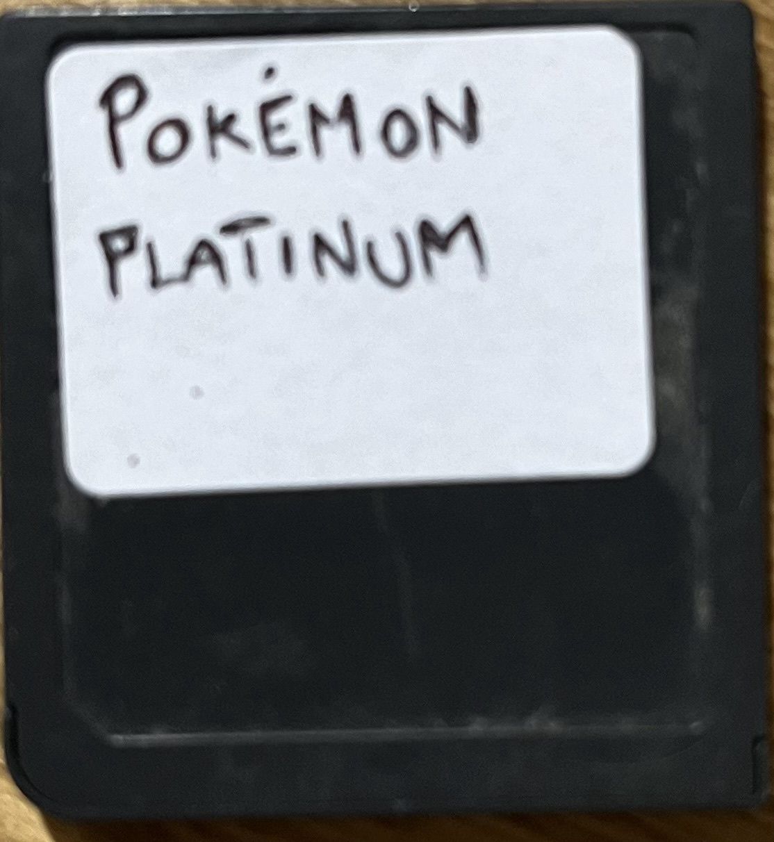 NINTENDO DS - POKEMON PLATINUM VERSION, Format D'emballage: Loose (no sticker)
