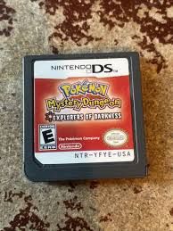NINTENDO DS - POKEMON MYSTERY DUNGEON: EXPLORERS OF DARKNESS, Format D'emballage: Loose