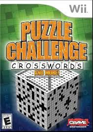 WII - PUZZLE CHALLENGE CROSSWORDS, Format D'emballage: CIB