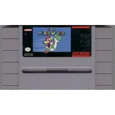 SNES- Super Mario world, Format D'emballage: Loose