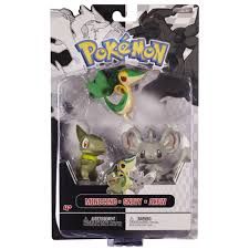 Pokemon Figure multi-pack Minccino, Snivy, Axew