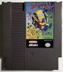 NES - The Simpsons: Bart VS The world, Format D'emballage: Loose