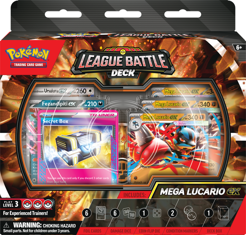 POKEMON LEAGUE BATTLE DECK MEGA LUCARIO EX