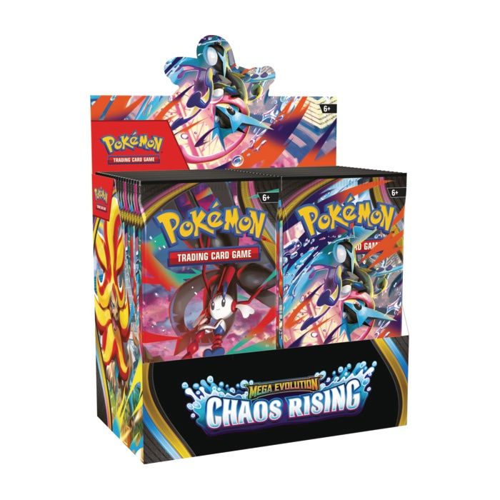 Mega evolution: Chaos rising Booster box, Format D'emballage: Boîte (36 Paquets)