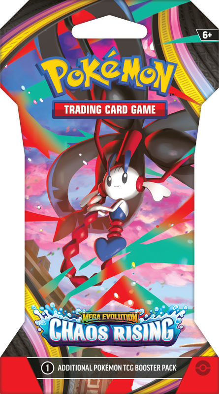 SLEEVED POKEMON ME04 CHAOS RISING PACK