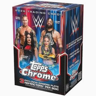 Topps chrome WWE 2026 Blaster