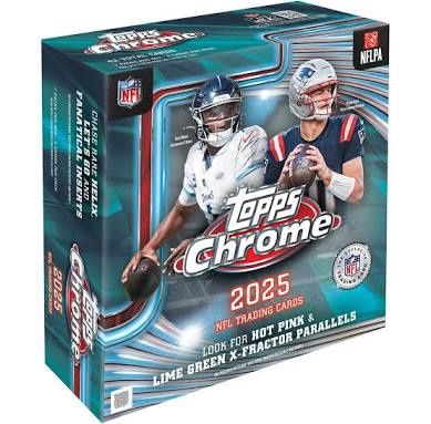 Topps Chrome NFL 2025 Mega box