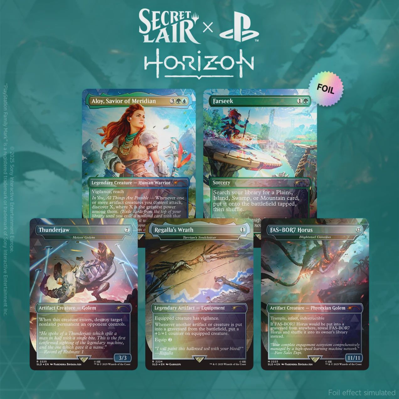 Secret Lair : Horizon: Into the Forbidden West (Rainbow Foil Edition)