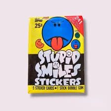 Wax pack - Stupid smiles stickers