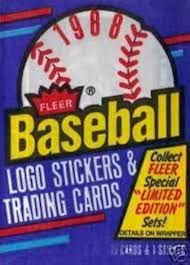Wax pack - Fleer Baseball