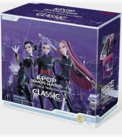 Netflix K-Pops Demon hunters Collectible trading cards Classic edition, Format D'emballage: Boite (20 paquets)