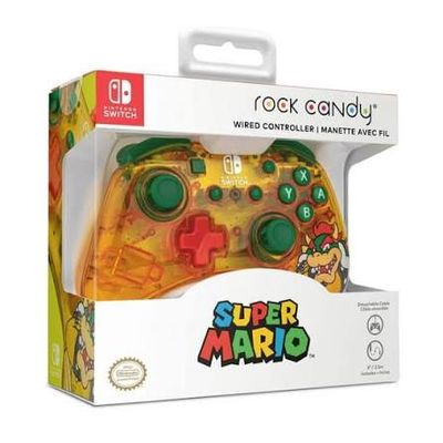 Nintendo Switch - Super Mario Rock candy wired controller (Bowser)